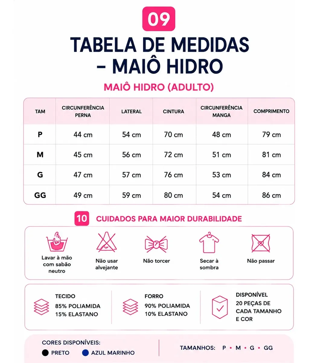 Maiô Hidro e Natação Catita Brasil