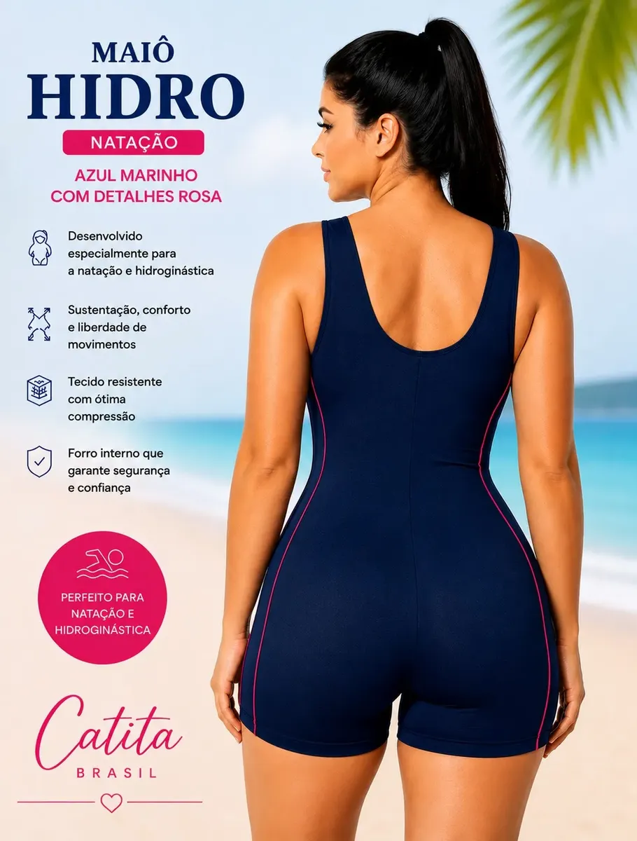 Maiô Hidro e Natação Catita Brasil